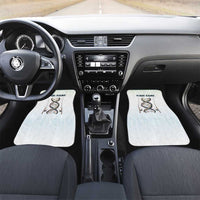 Fishing DNA Car Mats Colorful Fish Illustrations on White Scale For Fisherman - Wonder Print Shop