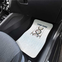 Fishing DNA Car Mats Colorful Fish Illustrations on White Scale For Fisherman - Wonder Print Shop