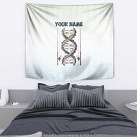 Fishing DNA Tapestry Colorful Fish Illustrations on White Scale For Fisherman - Wonder Print Shop