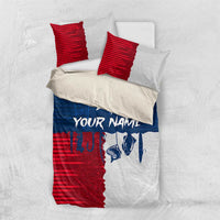 Flag Texas Fishing Bedding Set Personalized Hanging Fish and Hooks Graphic - Wonder Print Shop