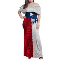 Flag Texas Fishing Family Matching Off Shoulder Maxi Dress and Hawaiian Shirt Personalized Hanging Fish and Hooks Graphic - Wonder Print Shop