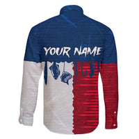 Flag Texas Fishing Family Matching Tank Maxi Dress and Hawaiian Shirt Personalized Hanging Fish and Hooks Graphic - Wonder Print Shop