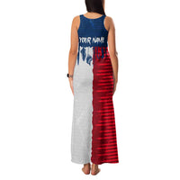 Flag Texas Fishing Family Matching Tank Maxi Dress and Hawaiian Shirt Personalized Hanging Fish and Hooks Graphic - Wonder Print Shop