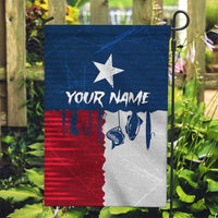 Flag Texas Fishing Garden Flag Personalized Hanging Fish and Hooks Graphic - Wonder Print Shop