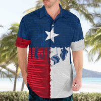 Flag Texas Fishing Hawaiian Shirt Personalized Hanging Fish and Hooks Graphic - Wonder Print Shop