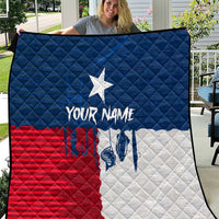 Flag Texas Fishing Quilt Personalized Hanging Fish and Hooks Graphic - Wonder Print Shop