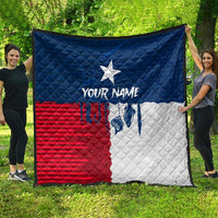 Flag Texas Fishing Quilt Personalized Hanging Fish and Hooks Graphic - Wonder Print Shop