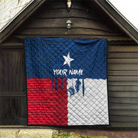 Flag Texas Fishing Quilt Personalized Hanging Fish and Hooks Graphic - Wonder Print Shop