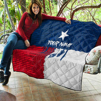 Flag Texas Fishing Quilt Personalized Hanging Fish and Hooks Graphic - Wonder Print Shop