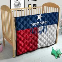 Flag Texas Fishing Quilt Personalized Hanging Fish and Hooks Graphic - Wonder Print Shop