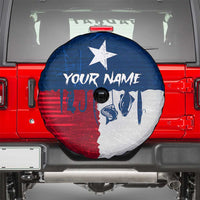 Flag Texas Fishing Spare Tire Cover Personalized Hanging Fish and Hooks Graphic - Wonder Print Shop