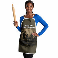 Harlem Hellfighters WWI Soldier Apron Vintage Military Hero Jazz Band Silhouette Art