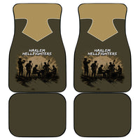 Harlem Hellfighters WWI Soldier Car Mats Vintage Military Hero Jazz Band Silhouette Art