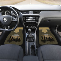 Harlem Hellfighters WWI Soldier Car Mats Vintage Military Hero Jazz Band Silhouette Art