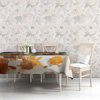 Oktoberfest Tablecloth with Beer Mug Illustration White Diamond Pattern - Wonder Print Shop