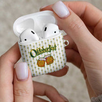 Oktoberfest AirPods Case with Oktoberfest Beer Mug Illustration White Diamond - Wonder Print Shop