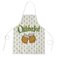 Oktoberfest Apron with Oktoberfest Beer Mug Illustration White Diamond - Wonder Print Shop