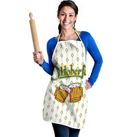 Oktoberfest Apron with Oktoberfest Beer Mug Illustration White Diamond - Wonder Print Shop