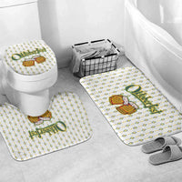 Oktoberfest Bathroom Set with Oktoberfest Beer Mug Illustration White Diamond - Wonder Print Shop