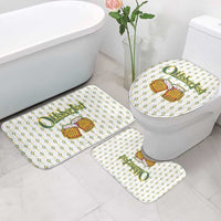 Oktoberfest Bathroom Set with Oktoberfest Beer Mug Illustration White Diamond - Wonder Print Shop