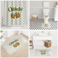 Oktoberfest Bathroom Set with Oktoberfest Beer Mug Illustration White Diamond - Wonder Print Shop