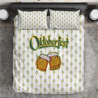 Oktoberfest Bedding Set with Oktoberfest Beer Mug Illustration White Diamond - Wonder Print Shop