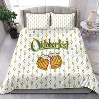 Oktoberfest Bedding Set with Oktoberfest Beer Mug Illustration White Diamond - Wonder Print Shop