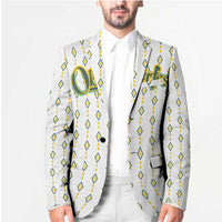 Oktoberfest Blazer with Oktoberfest Beer Mug Illustration White Diamond - Wonder Print Shop