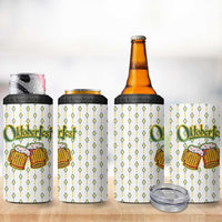 Oktoberfest 4 in 1 Can Cooler Tumbler with Oktoberfest Beer Mug Illustration White Diamond - Wonder Print Shop
