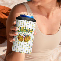 Oktoberfest 4 in 1 Can Cooler Tumbler with Oktoberfest Beer Mug Illustration White Diamond - Wonder Print Shop