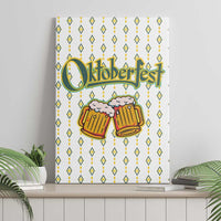 Oktoberfest Canvas Wall Art with Oktoberfest Beer Mug Illustration White Diamond - Wonder Print Shop