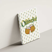 Oktoberfest Canvas Wall Art with Oktoberfest Beer Mug Illustration White Diamond - Wonder Print Shop