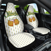 Oktoberfest Car Seat Cover with Oktoberfest Beer Mug Illustration White Diamond - Wonder Print Shop