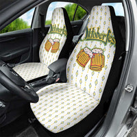 Oktoberfest Car Seat Cover with Oktoberfest Beer Mug Illustration White Diamond - Wonder Print Shop