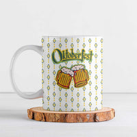 Oktoberfest Ceramic Mug with Oktoberfest Beer Mug Illustration White Diamond - Wonder Print Shop