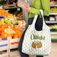 Oktoberfest Grocery Bag with Oktoberfest Beer Mug Illustration White Diamond - Wonder Print Shop