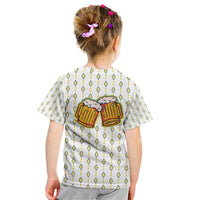 Oktoberfest Kid T Shirt with Oktoberfest Beer Mug Illustration White Diamond - Wonder Print Shop