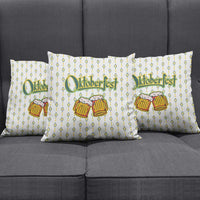 Oktoberfest Pillow Cover with Oktoberfest Beer Mug Illustration White Diamond - Wonder Print Shop