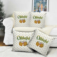 Oktoberfest Pillow Cover with Oktoberfest Beer Mug Illustration White Diamond - Wonder Print Shop