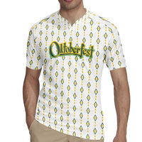 Oktoberfest Rugby Jersey with Oktoberfest Beer Mug Illustration White Diamond - Wonder Print Shop