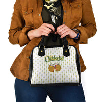 Oktoberfest Shoulder Handbag with Oktoberfest Beer Mug Illustration White Diamond - Wonder Print Shop