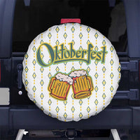 Oktoberfest Spare Tire Cover with Oktoberfest Beer Mug Illustration White Diamond - Wonder Print Shop