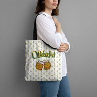 Oktoberfest Tote Bag with Oktoberfest Beer Mug Illustration White Diamond - Wonder Print Shop