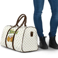 Oktoberfest Travel Bag with Oktoberfest Beer Mug Illustration White Diamond - Wonder Print Shop