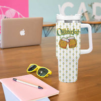 Oktoberfest Tumbler With Handle with Oktoberfest Beer Mug Illustration White Diamond - Wonder Print Shop