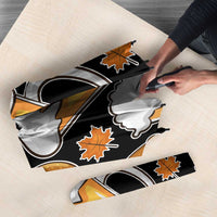 Oktoberfest Umbrella with Beer Mug and Pretzel Illustration Black Festive - Wonder Print Shop