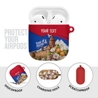 Personalized Armenia Heritage AirPods Case Ararat Monastery Rising In Freedom Patriotic Doves