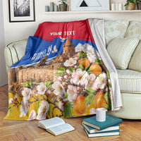 Personalized Armenia Heritage Blanket Ararat Monastery Rising In Freedom Patriotic Doves