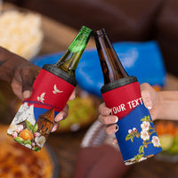 Personalized Armenia Heritage 4 in 1 Can Cooler Tumbler Ararat Monastery Rising In Freedom Patriotic Doves