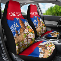 Personalized Armenia Heritage Car Seat Cover Ararat Monastery Rising In Freedom Patriotic Doves